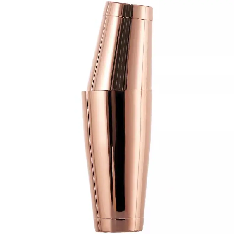 Coctelera Boston de acero inoxidable coctelera boston rose gold