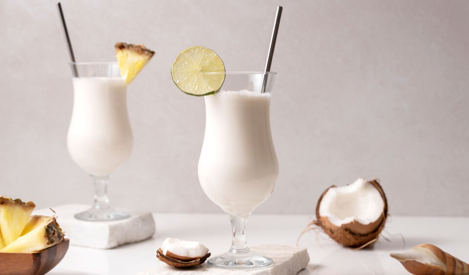 cómo hacer piña colada